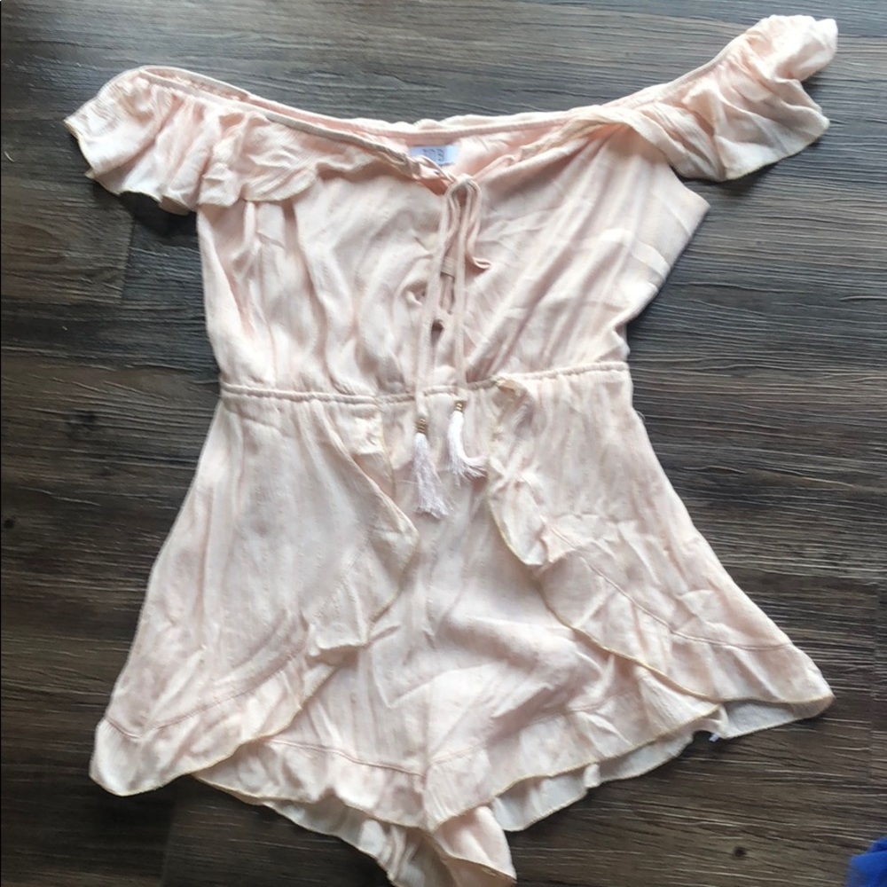 Tobi Off The Shoulder Romper